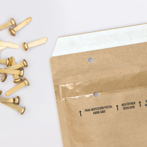 Bublinková obálka hnědá, E15 240x275 mm, balení 100 ks EKO TAP Comebag®