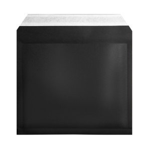 Bublinková obálka černá, CD 200x175 mm, balení 100 ks EKO TAP Comebag®