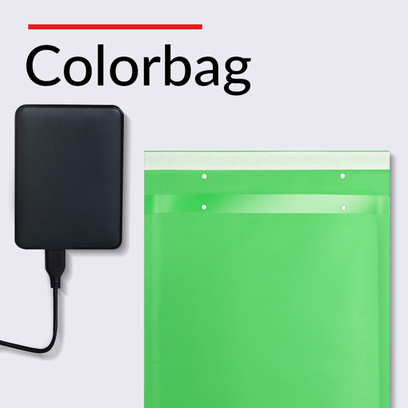 Bublinková obálka zelená, D14 200x275 mm, balení 100 ks EKO TAP Comebag®