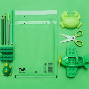 Bublinková obálka MIX barev, D14 200x275 mm, balení 100 ks EKO TAP Comebag®