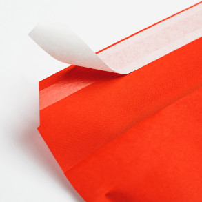 Bublinková obálka červená, G17 250x350 mm, balení 100 ks EKO TAP Comebag®