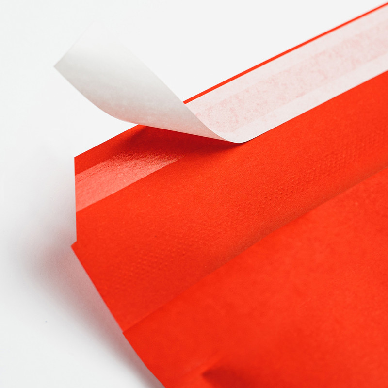 Bublinková obálka červená, G17 250x350 mm, balení 100 ks EKO TAP Comebag®