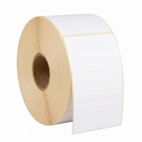 Termoetikety 103x199 mm bílé – 1000 ks, dutinka 40 mm, perforace