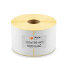 Termoetikety 103x199 mm bílé – 1000 ks, dutinka 40 mm, perforace