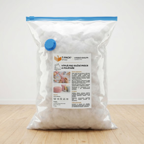 Výplň z dutého vlákna 1kg – antialergické silikonové kuličky