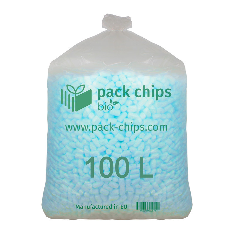 Fixační výplňová tělíska Pack Chips BIO, 200 litrů, v krabici - Bubble Gum