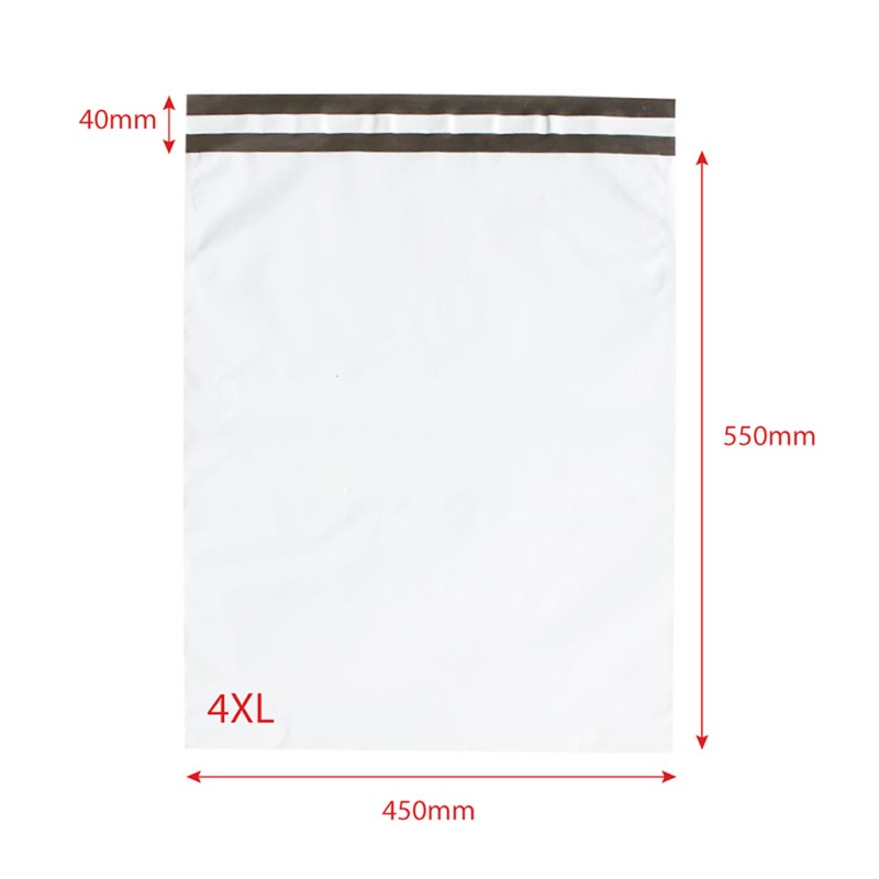Plastové obálky 4XL 450x550 50ks bez potisku