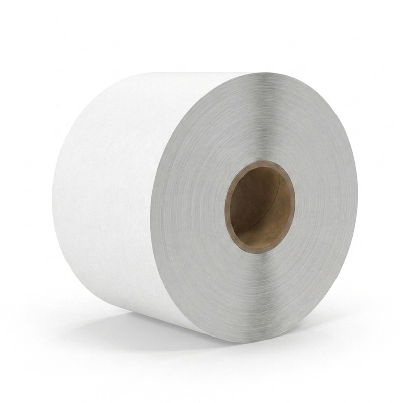 Nekonečný pás samolepící Linerless, 100mmx100m, bílý termo top papír