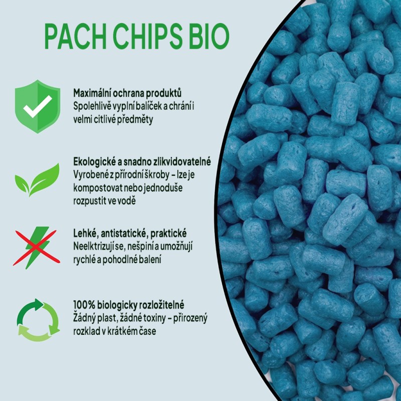 Fixační výplňová tělíska Pack Chips BIO, 400 litrů, Laguna Premium