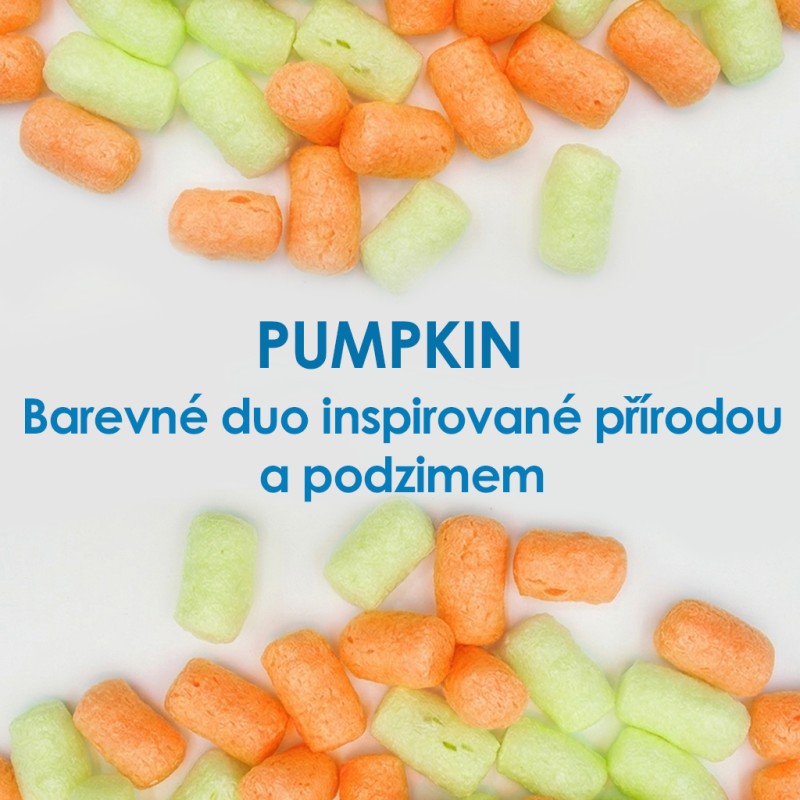 Fixační výplňová tělíska Pack Chips BIO, 200 litrů, v krabici - Pumpkin