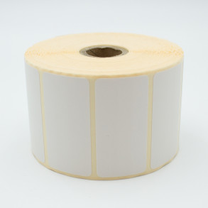 Termální etikety 50×25 mm, 1300 ks., Dutinka 19 mm Bílé
