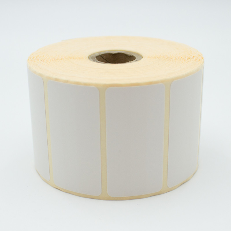Termální etikety 50×25 mm, 1300 ks., Dutinka 19 mm Bílé