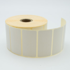 Termální etikety 50×25 mm, 1300 ks., Dutinka 19 mm Bílé