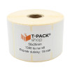 Termální etikety 50×25 mm, 1300 ks., Dutinka 19 mm Bílé