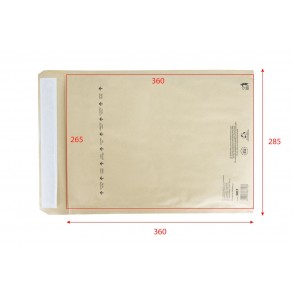 Obálka zásilková samolepicí 285x360mm s papírovou výplní