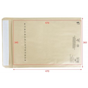 Obálka zásilková samolepicí 365x470mm s papírovou výplní